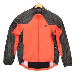 IllumiNite Cycling Jacket Mens‎ Large Red Excellent Reflective